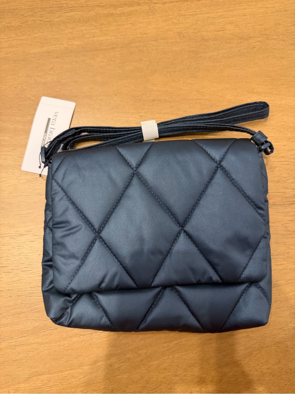 Vera Bradley Quilted Small Hipster Ultralight Peacoat Navy NWT